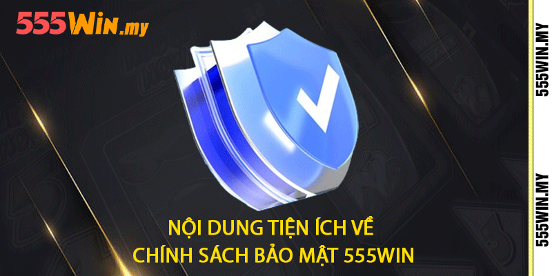Nội dung tiện ích về chính sách bảo mật 555win 